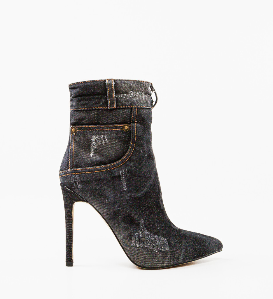 Botine Dama Byron Negre - Stil și Eleganță - imagine 6