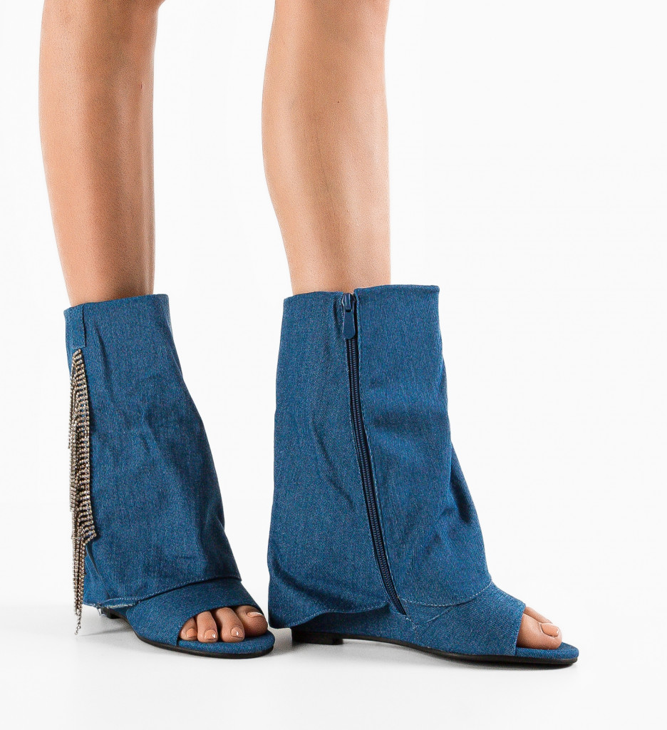 Botine Jaha Albastre - Eleganță și Confort - imagine 2