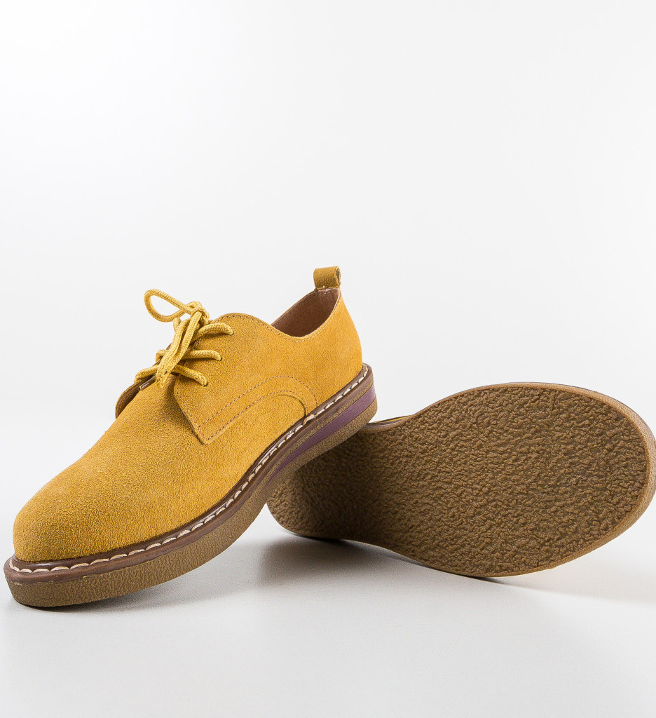 Pantofi Casual Galbeni - Confort și Stil - imagine 5