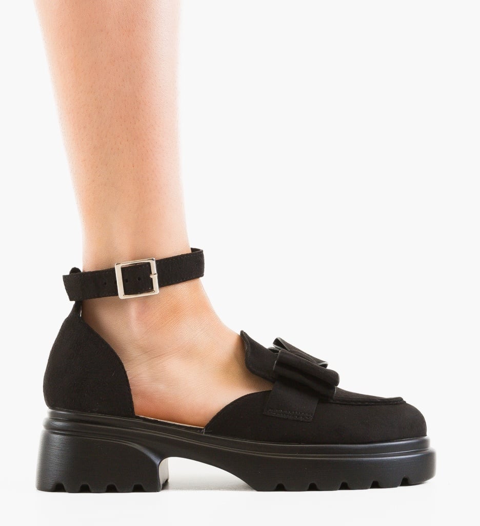 Pantofi Casual Dama Caradon Negri - imagine 6
