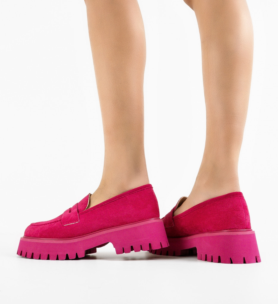 Pantofi Casual Stein Fuchsia - Confort și Stil - imagine 3