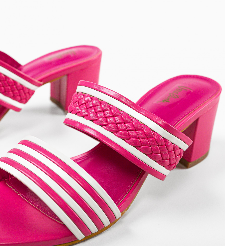 Saboti Dama Nora Fuchsia - Eleganță și Stil - imagine 7