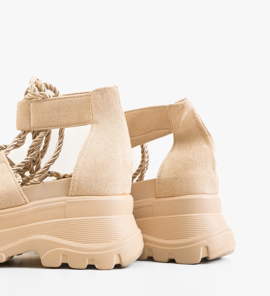 Platforme Dama Ayna Bej - Eleganță și Confort - imagine 5