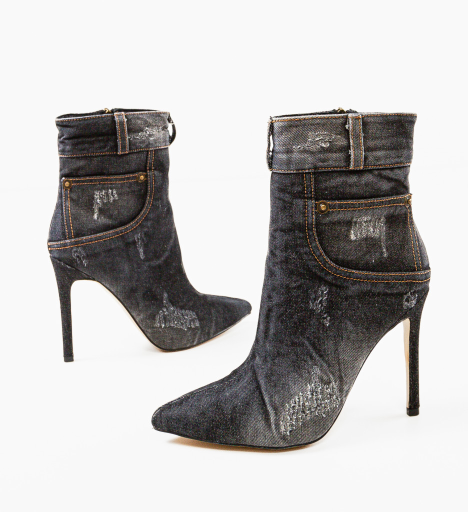 Botine Dama Byron Negre - Stil și Eleganță - imagine 7
