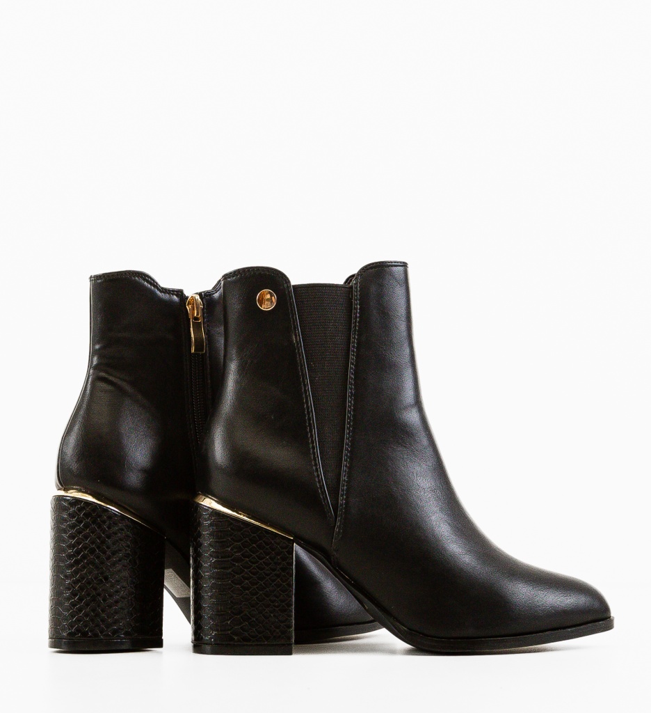 Botine Dama Inimay Negre - Confort și Eleganță - imagine 4