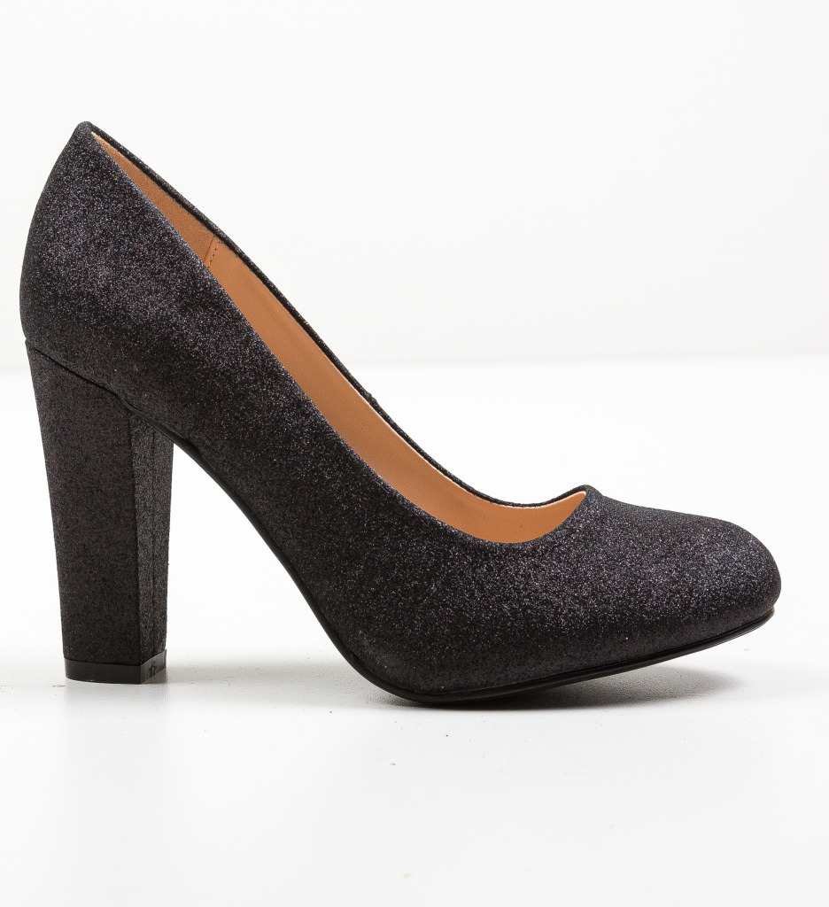 Pantofi Hekolora Negri cu Toc - Eleganță și Stil - imagine 8