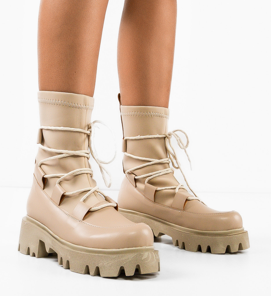 Ghete Dama Bej Henena - Stil și Confort - imagine 3