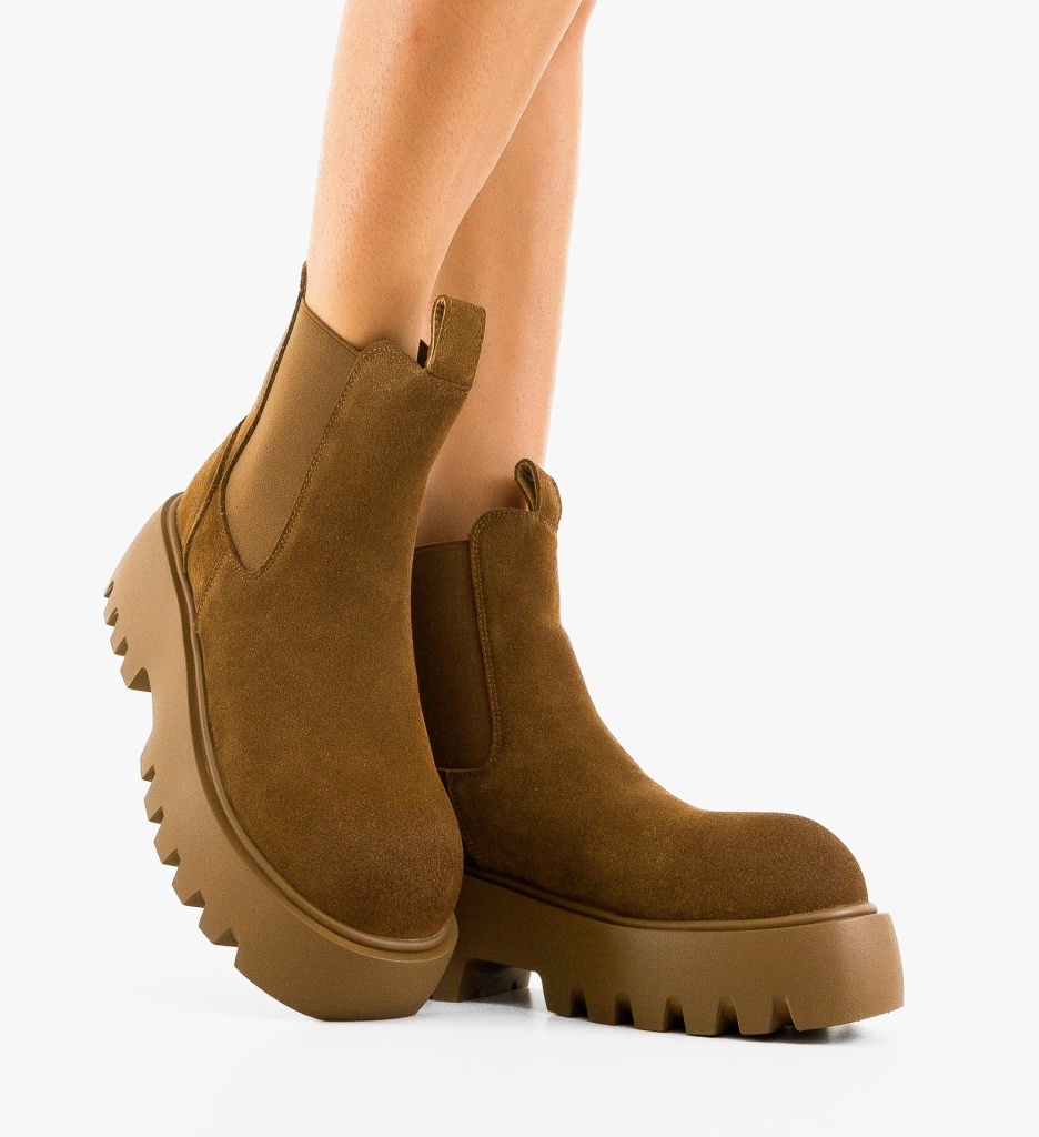 Ghete Dama Maymay Khaki - Confort și Stil - imagine 2