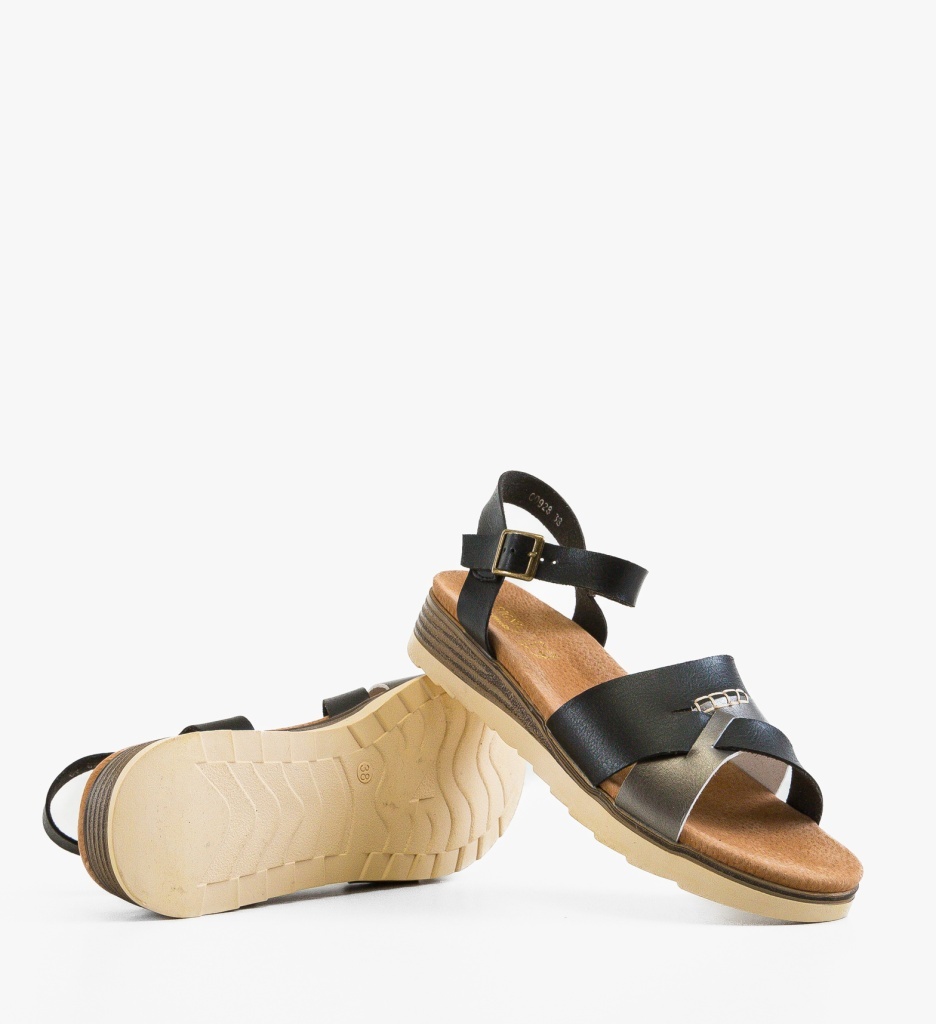 Sandale Dama Lelik Negre Elegante - imagine 3