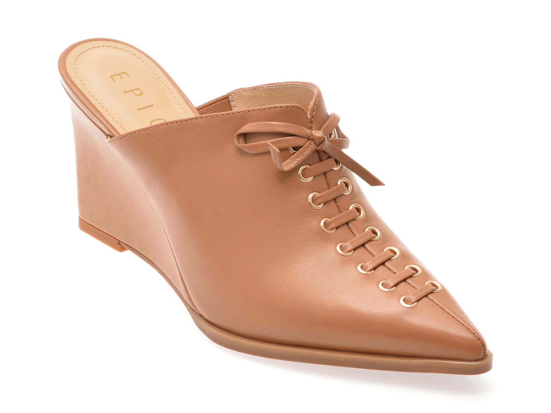 Pantofi EPICA Maro Piele Naturală - Eleganță