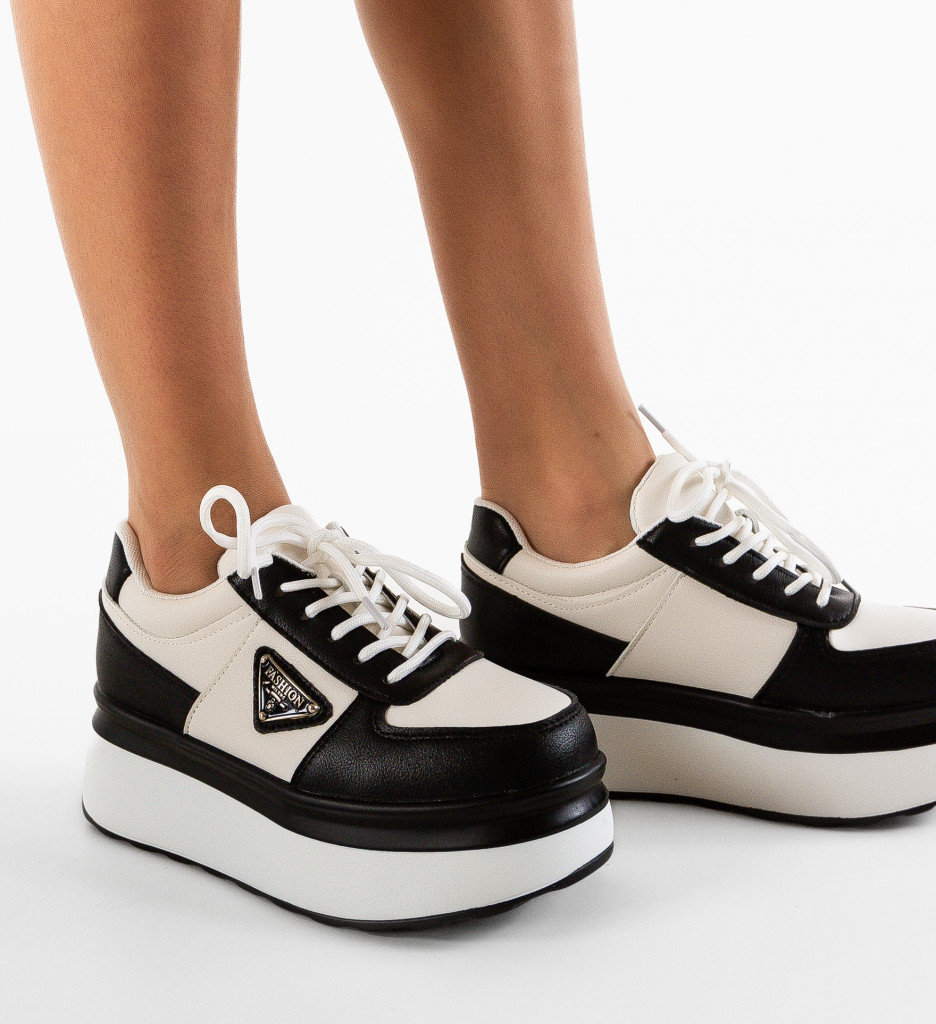 Sneakers Dama Shionoi Negri | Confort și Stil - imagine 3