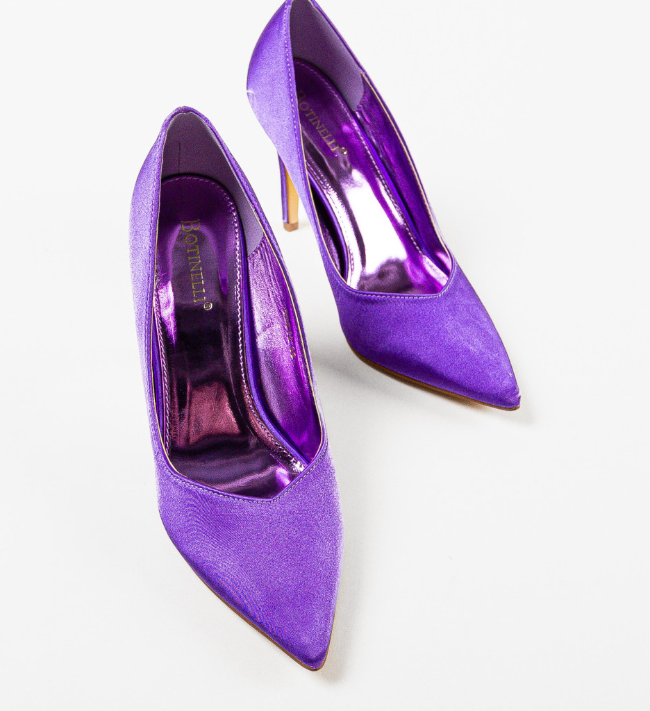 Pantofi cu Toc Mov | Eleganță și Stil Asigurat - imagine 5