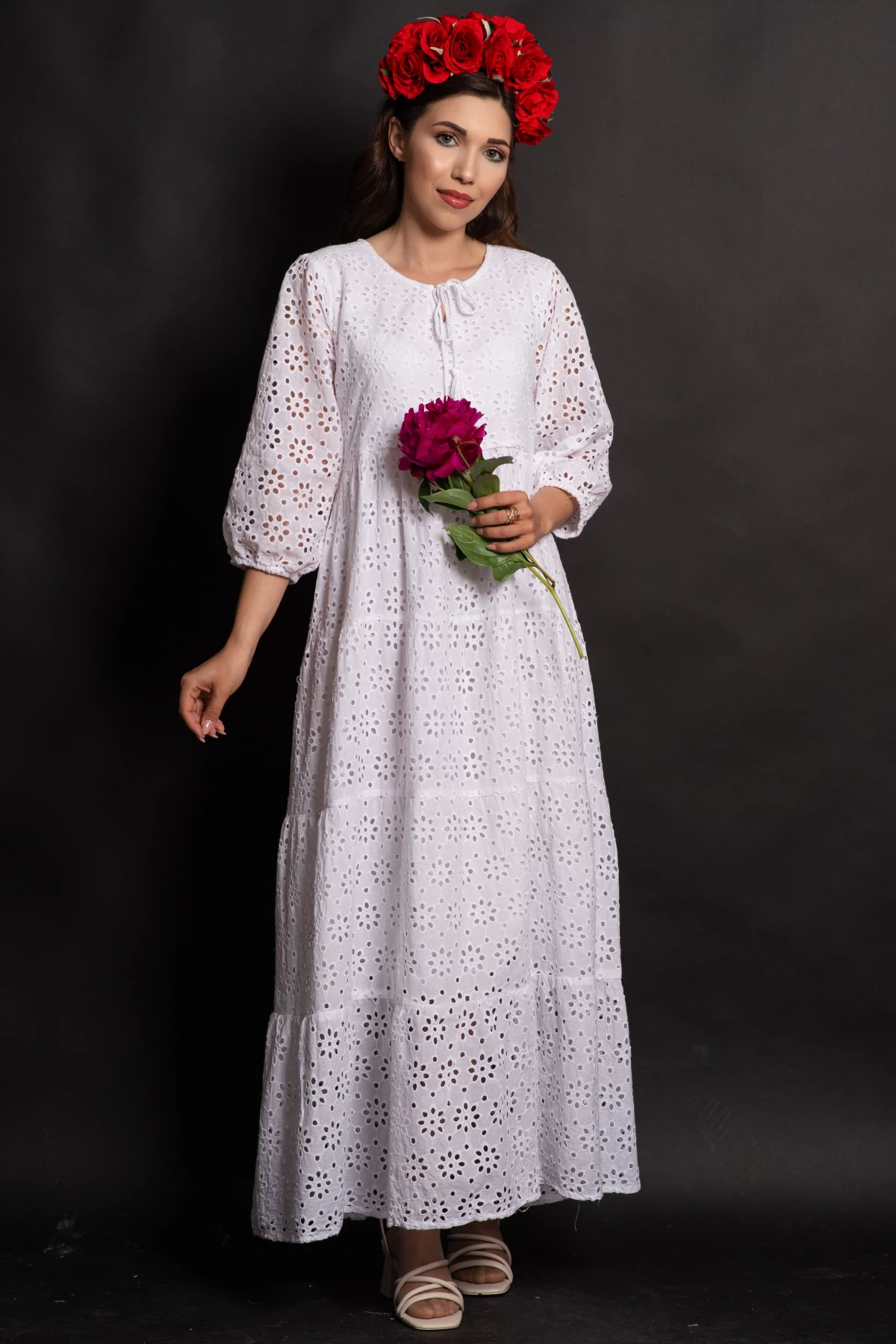 Rochie Annabel Traditional | Broderie Eleganta