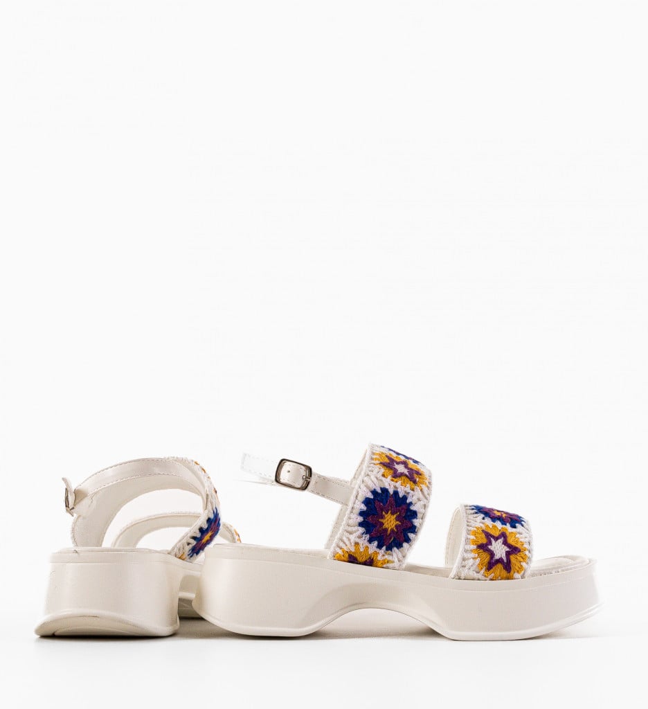 Sandale Dama Simba Albe | Eleganță și Confort - imagine 6