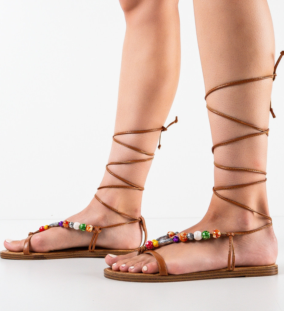 Sandale Dama Mercer Camel | Eleganță și Confort - imagine 3