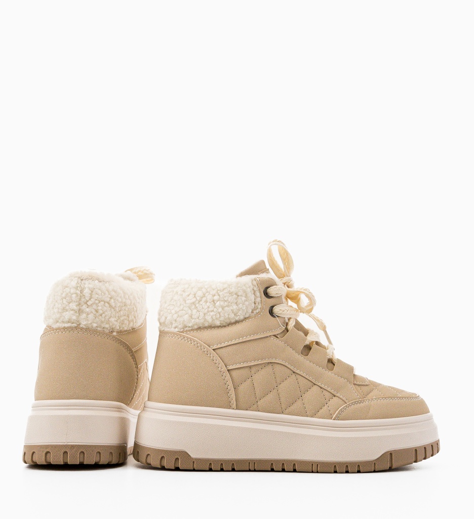 Sneakers Dama Yry Bej - Confort și Stil - imagine 6