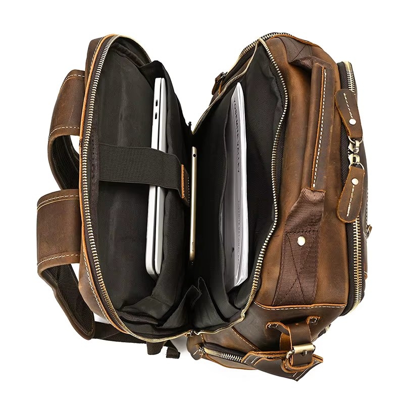 Rucsac Barbati Delis Eiran GT3332 Piele Naturala - imagine 5