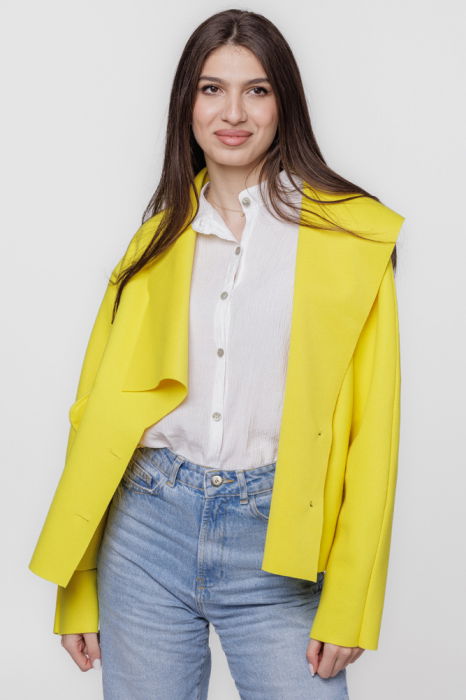 Jacheta Oversize Galbenă Shopika | Stil Modern