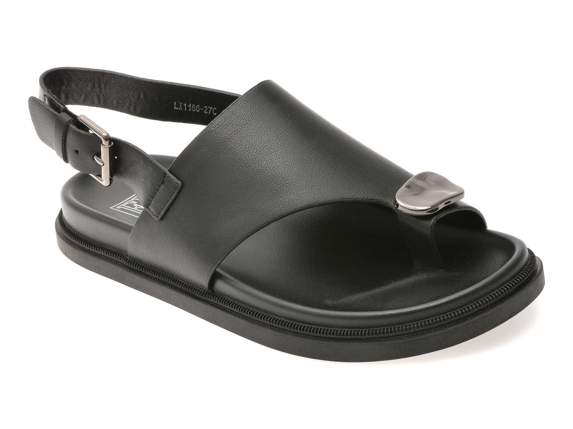 Sandale Flavia Passini Negre din Piele Naturală