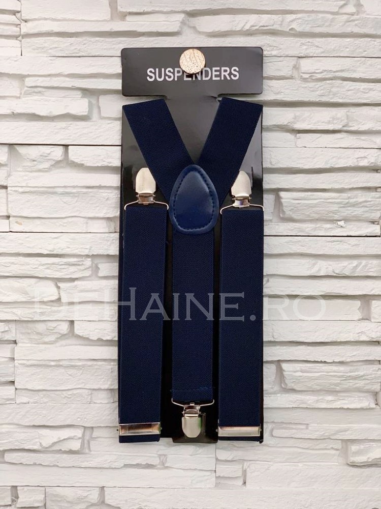 Bretele Barbati Bleumarin ZR A4901 | Eleganță