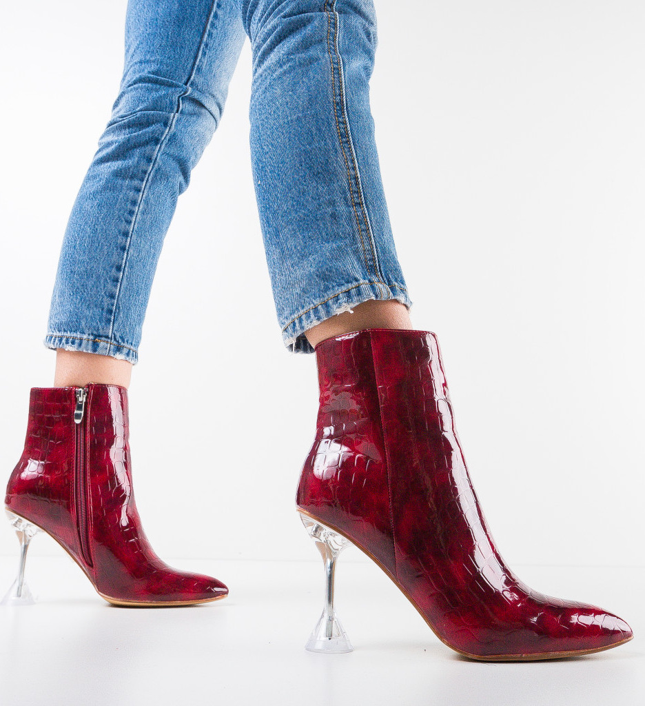 Botine Cooper Grena - Elegant și Confortabil - imagine 2