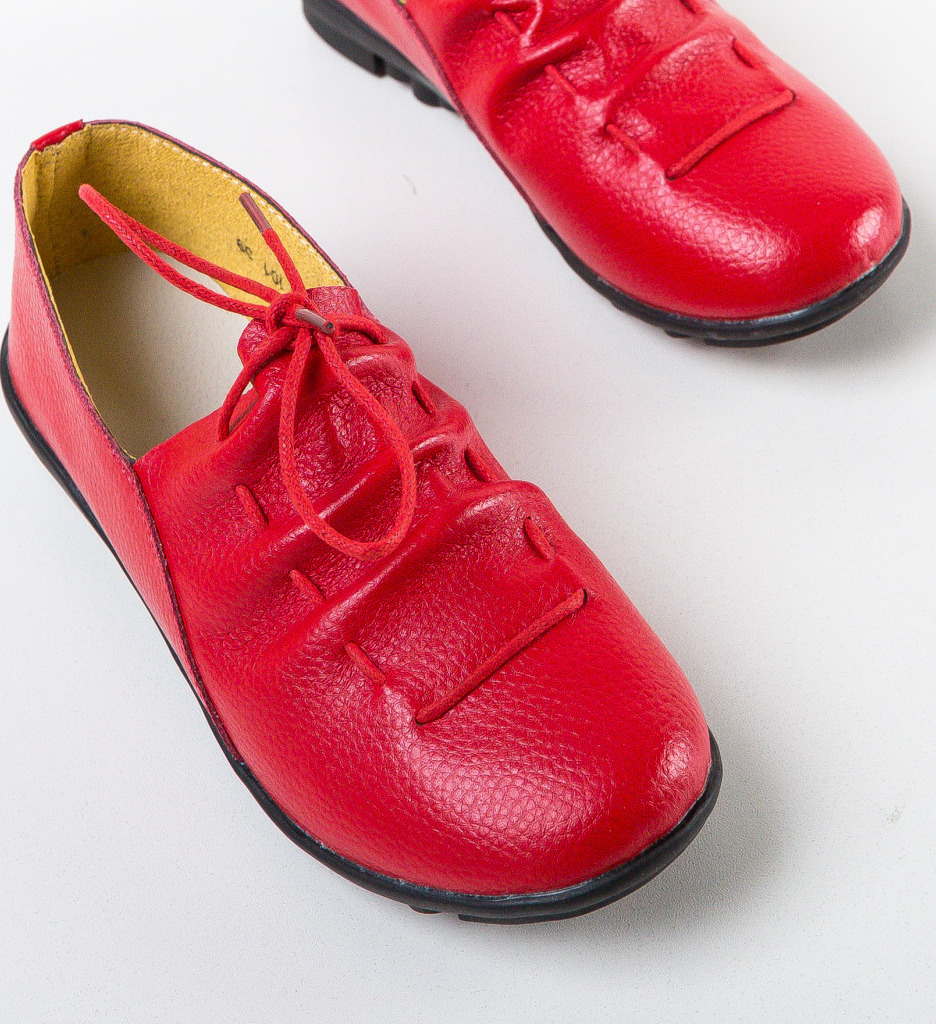 Pantofi Casual Dama Rosii - Confort si Stil - imagine 6