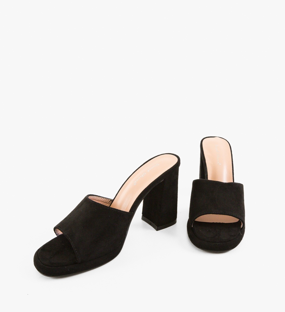 Saboti Dama Negri cu Toc | Eleganță Jonty - imagine 4