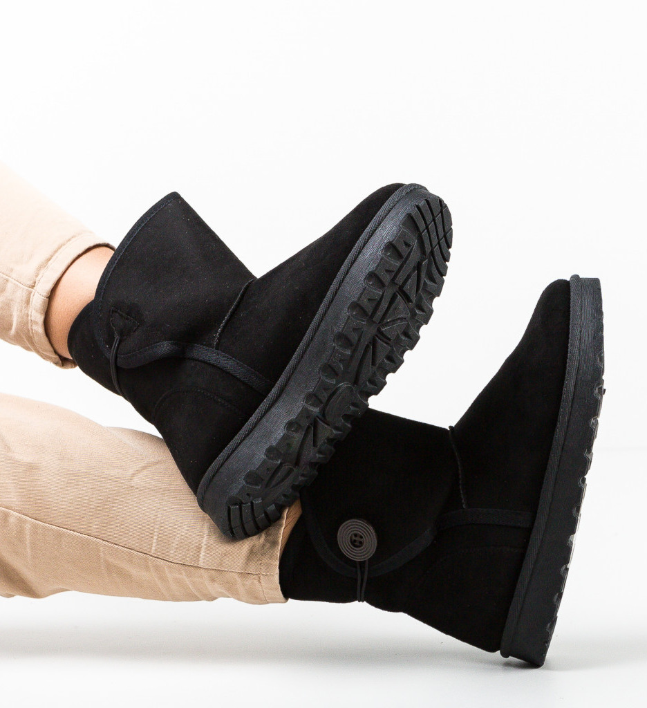 Cizme Ug Negre Confortabile - Yubila - imagine 3
