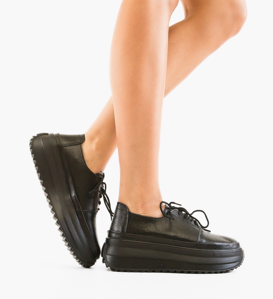 Pantofi Casual Reprale Negri - Confort și Stil - imagine 3