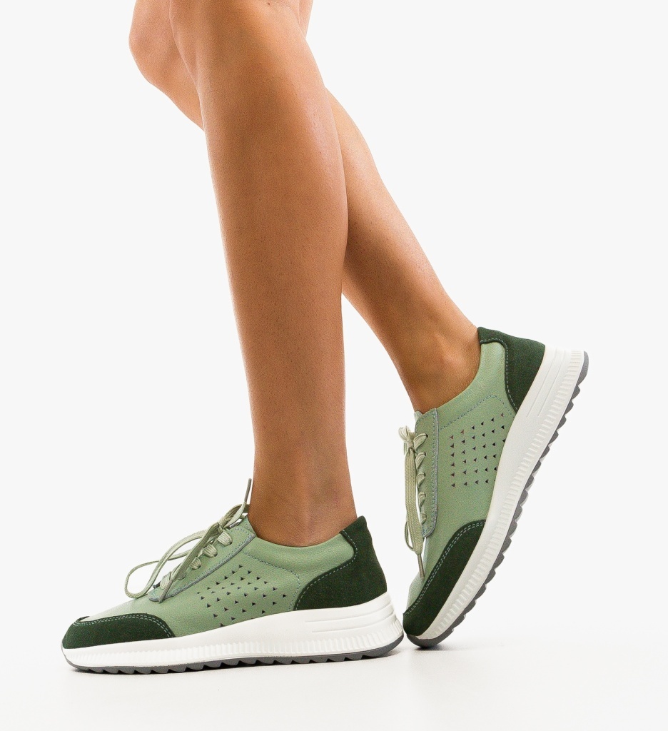 Sneakers Trybary Verzi - Stil și Confort Urban