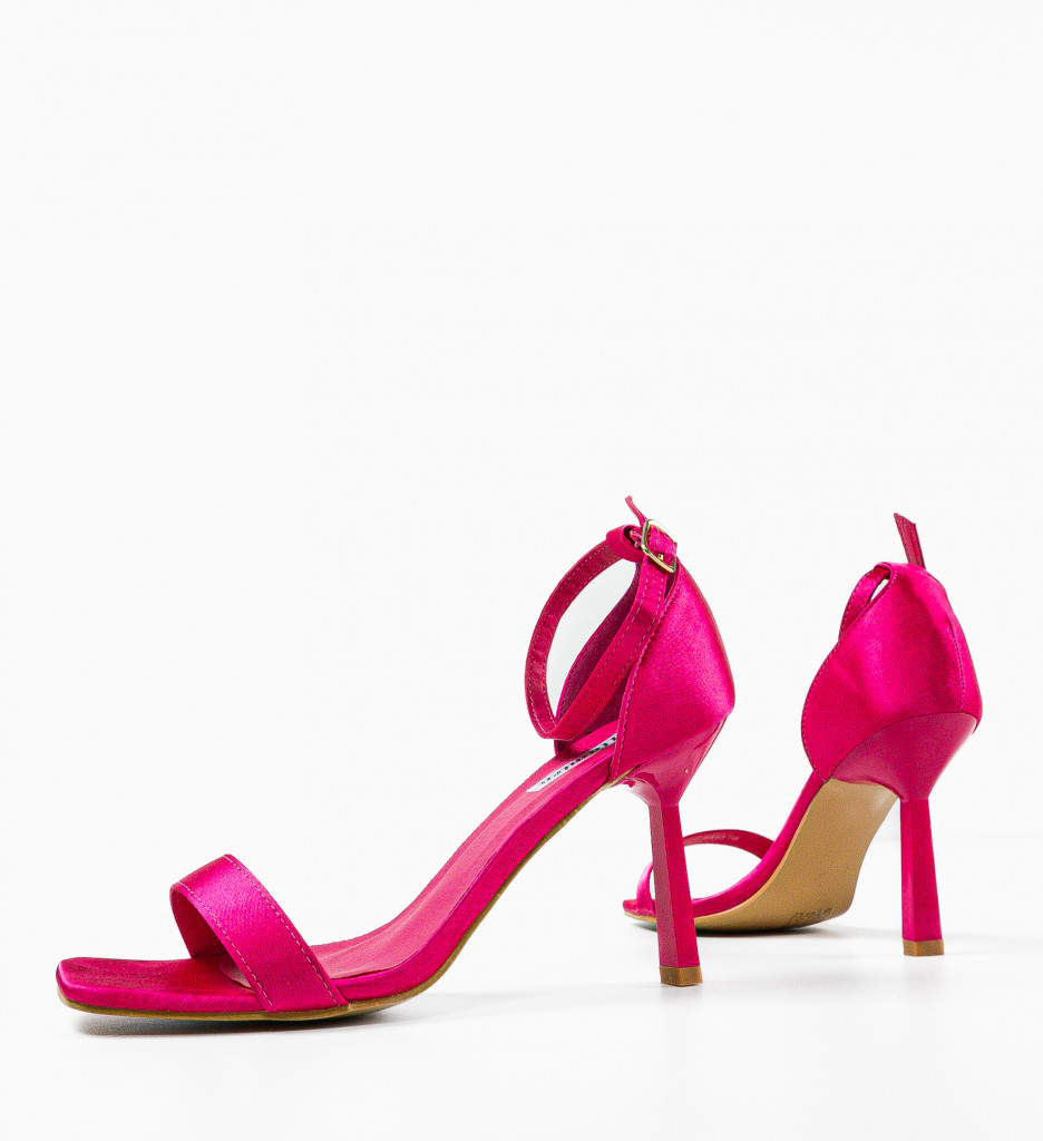 Sandale cu Toc Itumele Fuchsia - Eleganță și Stil - imagine 7