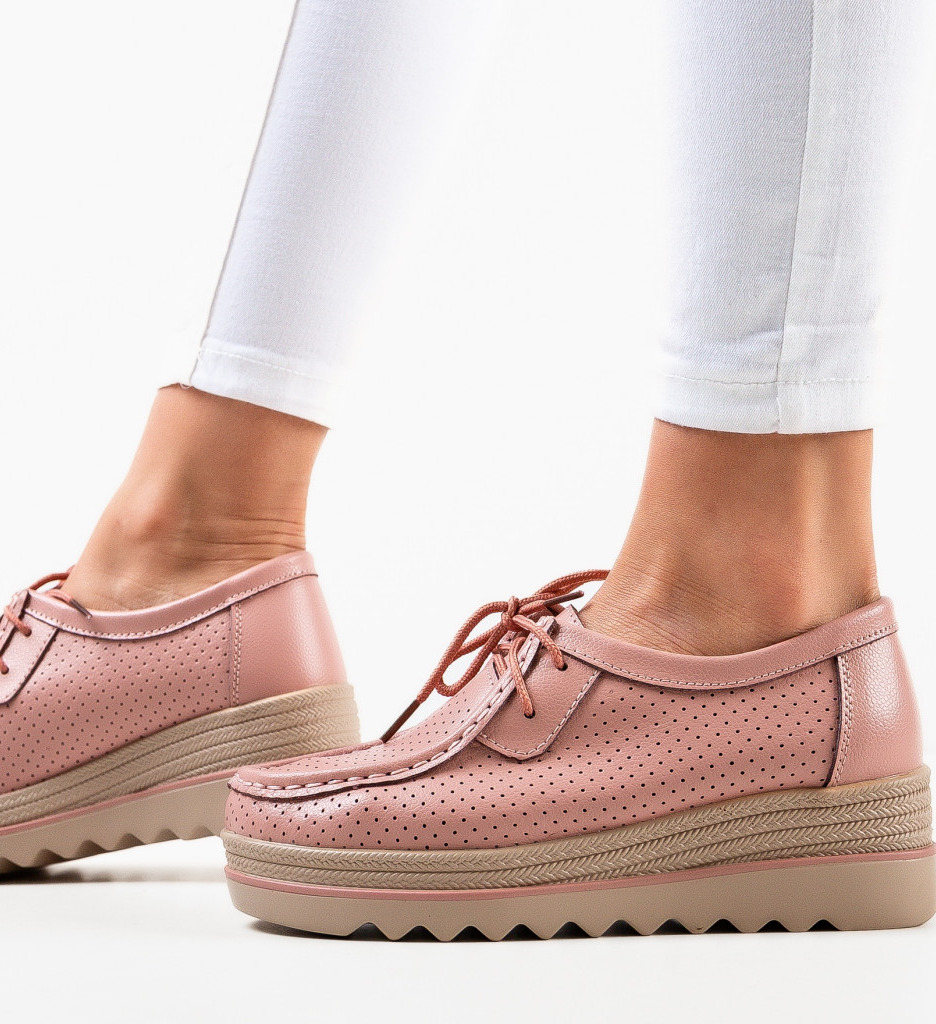 Pantofi Casual Dama Roz - Confort și Stil