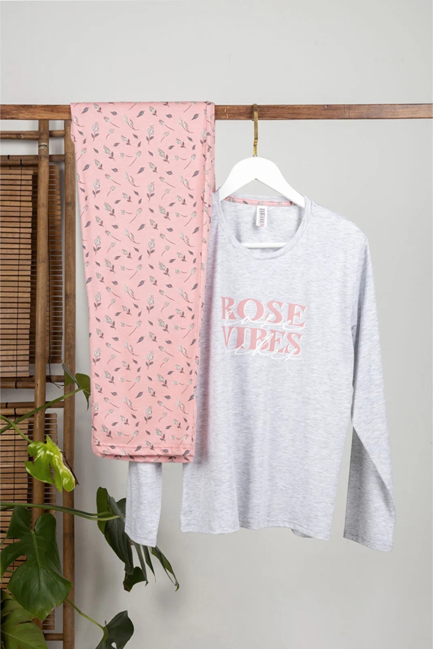 Pijama Dama Delis Everyday, 2 Bucati, Bumbac - imagine 3