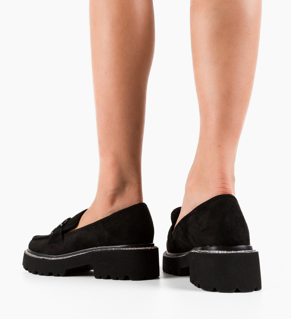 Pantofi Casual Layton Negri - Stil și Confort - imagine 3