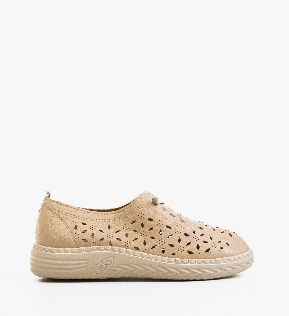 Pantofi Casual Dama Guha Bej | Confort si Stil - imagine 6