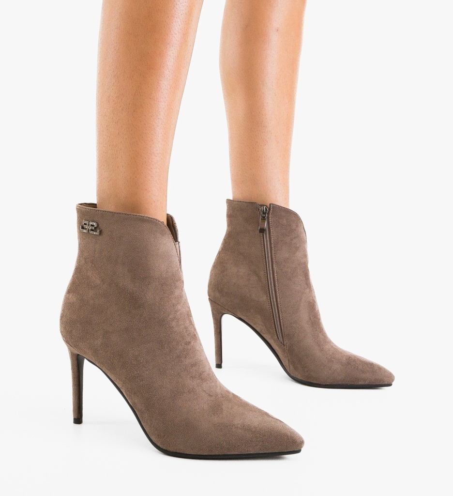 Botine Hemz Khaki Dama - Eleganță Urbană