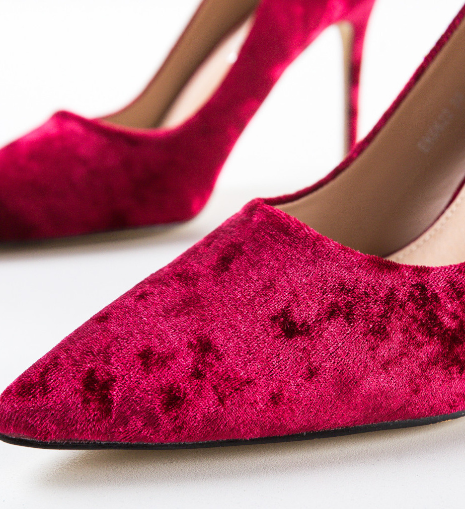 Pantofi cu Toc Mahir Grena | Eleganta Asigurata - imagine 7