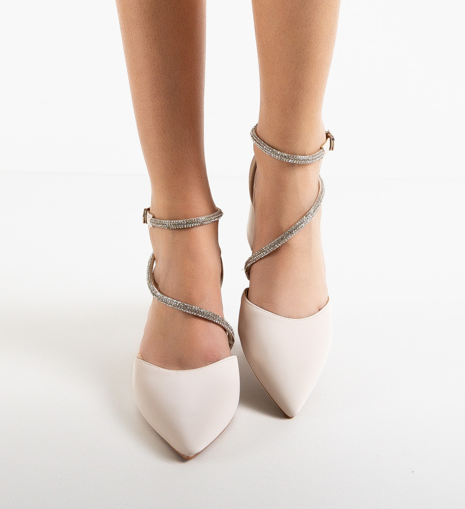 Pantofi Dama Haari Bej | Eleganță și Confort - imagine 6