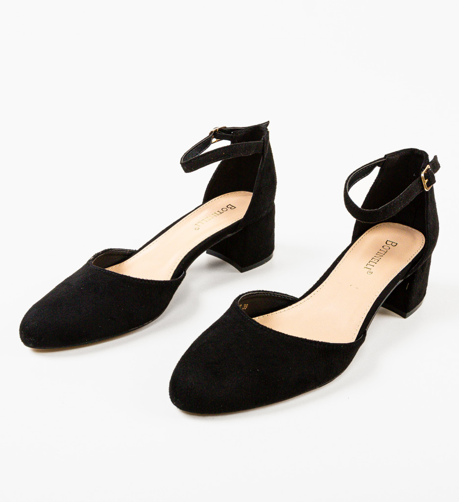 Pantofi Kytalym Negri | Eleganță cu Toc - imagine 5