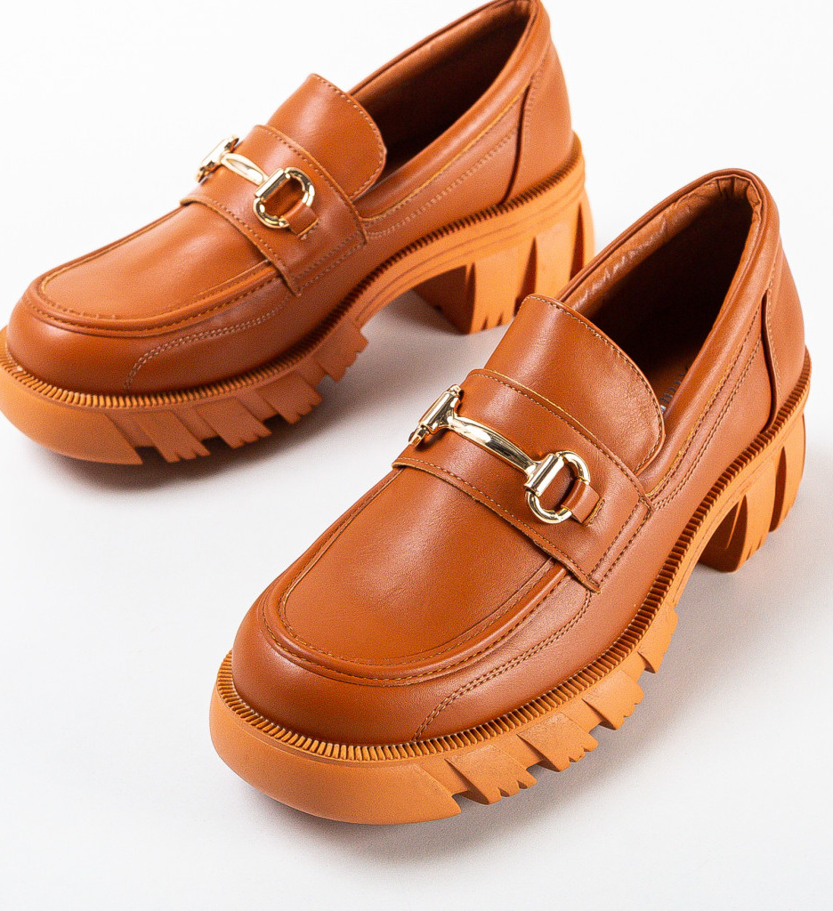 Pantofi Casual Kylie Camel - Confort și Stil - imagine 5