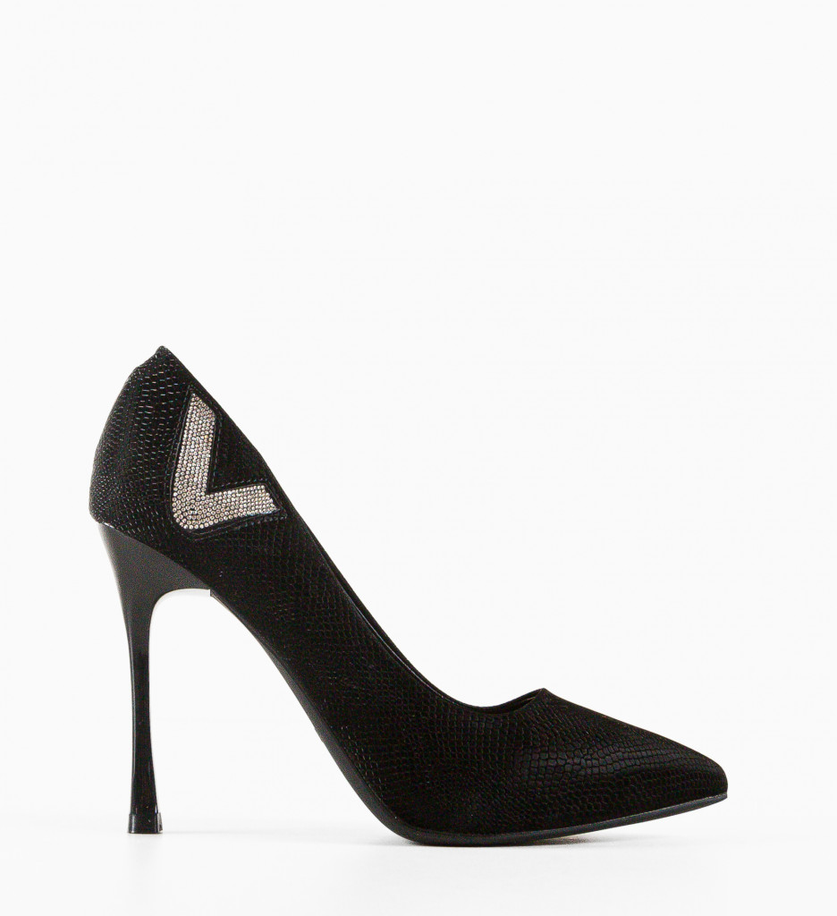 Pantofi cu Toc Guly Negru - Eleganță și Stil - imagine 5
