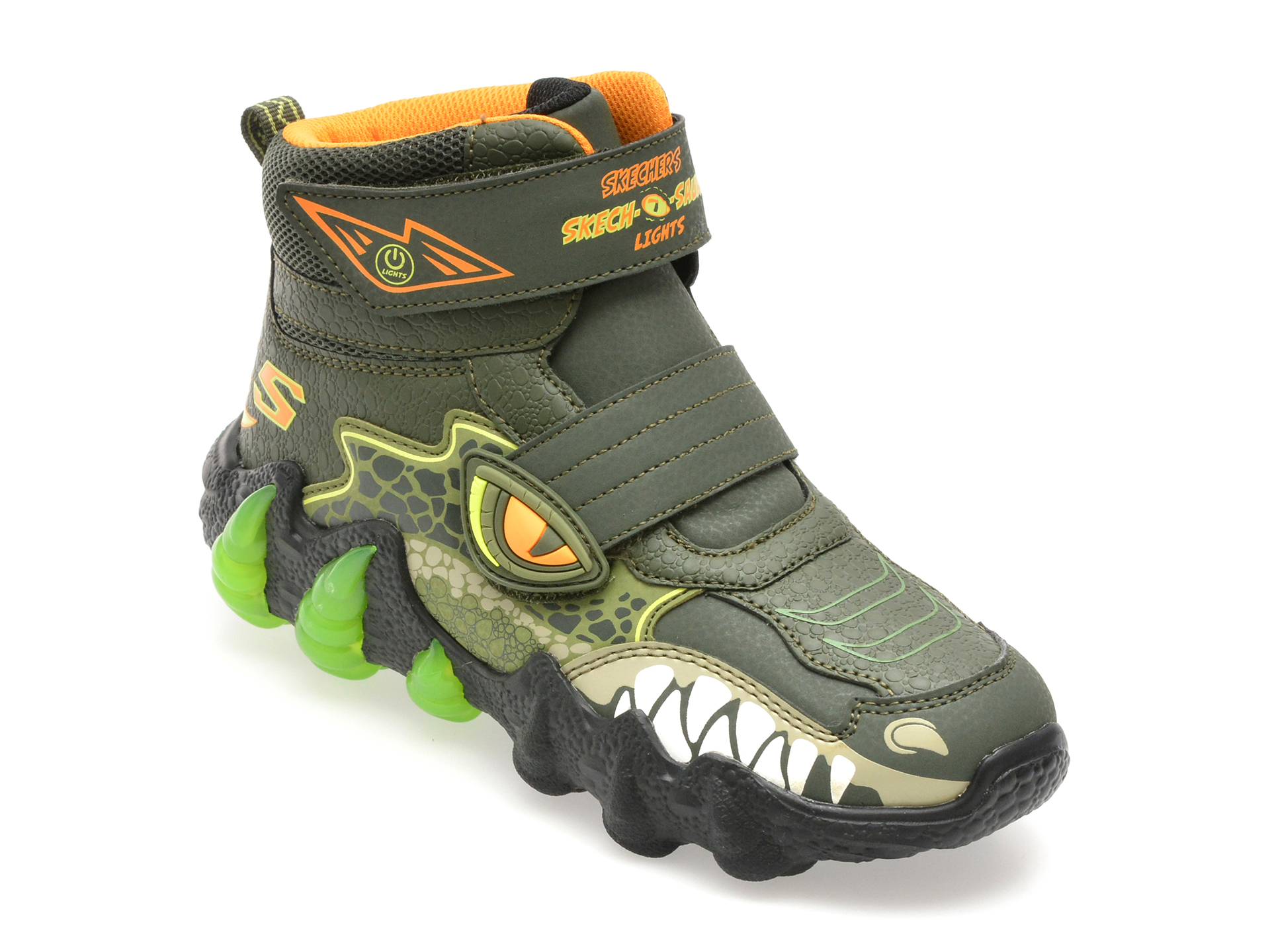 Ghete SKECHERS Dino Luminos pentru Băieți