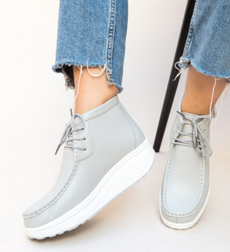 Pantofi Casual Vinto Gri - Confort și Stil - imagine 3