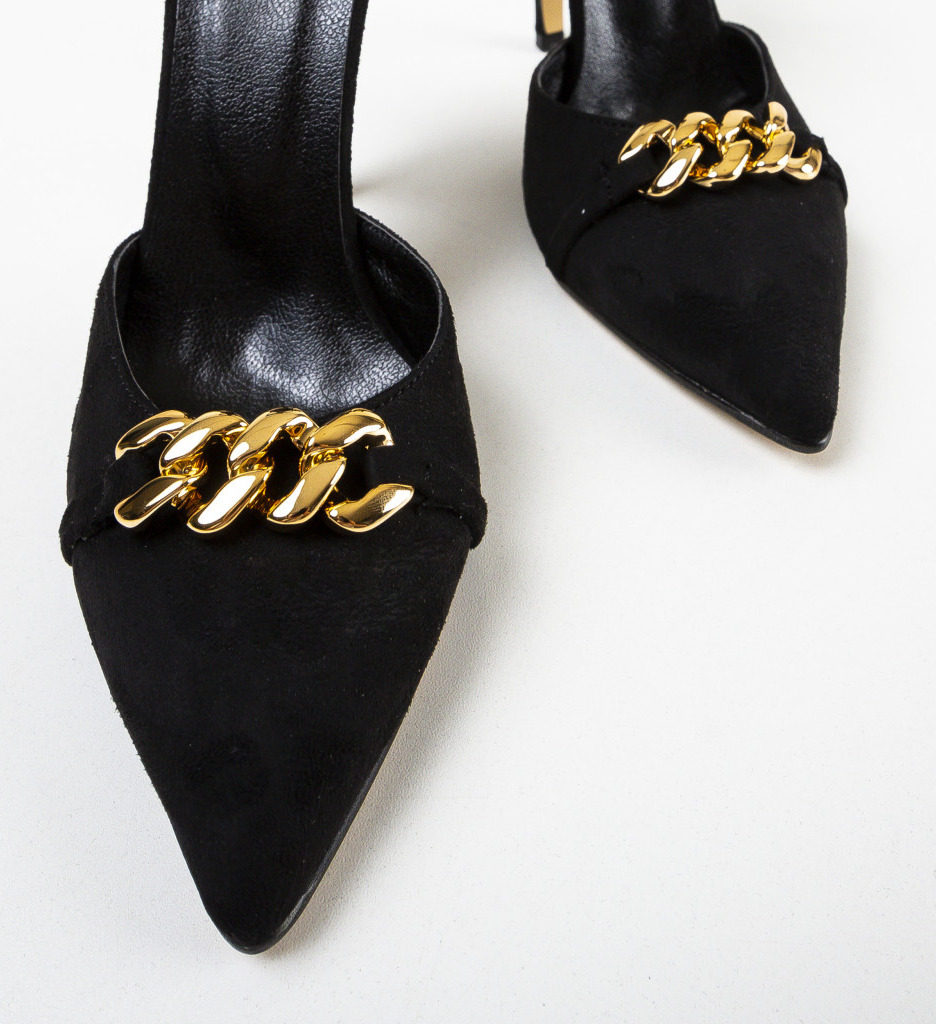 Pantofi Deler Negri | Eleganță și Stil - imagine 6