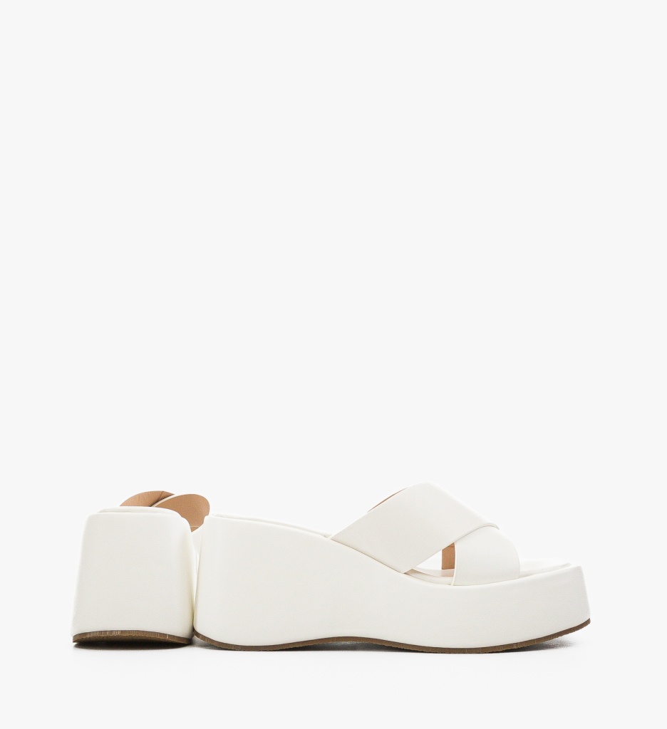 Platforme Dama Odora Albi | Eleganta si Stil - imagine 5