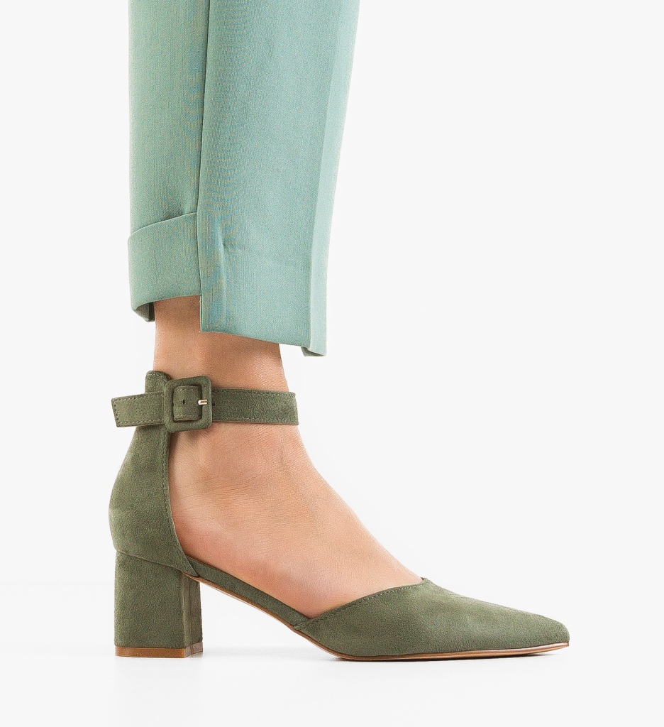 Pantofi dama Cain Verzi | Eleganți și Moderni - imagine 6
