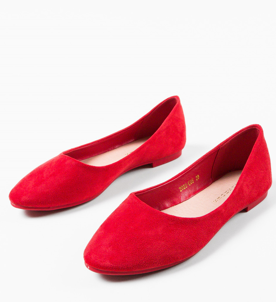 Balerini Lely Rosii - Confort și Eleganță Casual - imagine 6