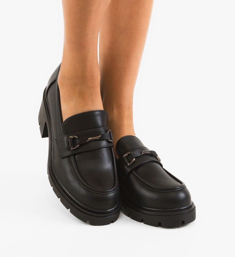 Pantofi Casual Dama Camiga Negri - Confort Stilat
