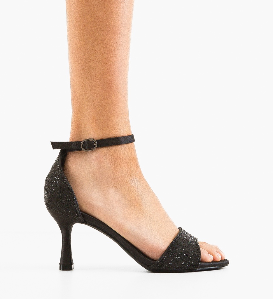 Sandale cu Toc Pytrayko Negre - Eleganță și Stil - imagine 6