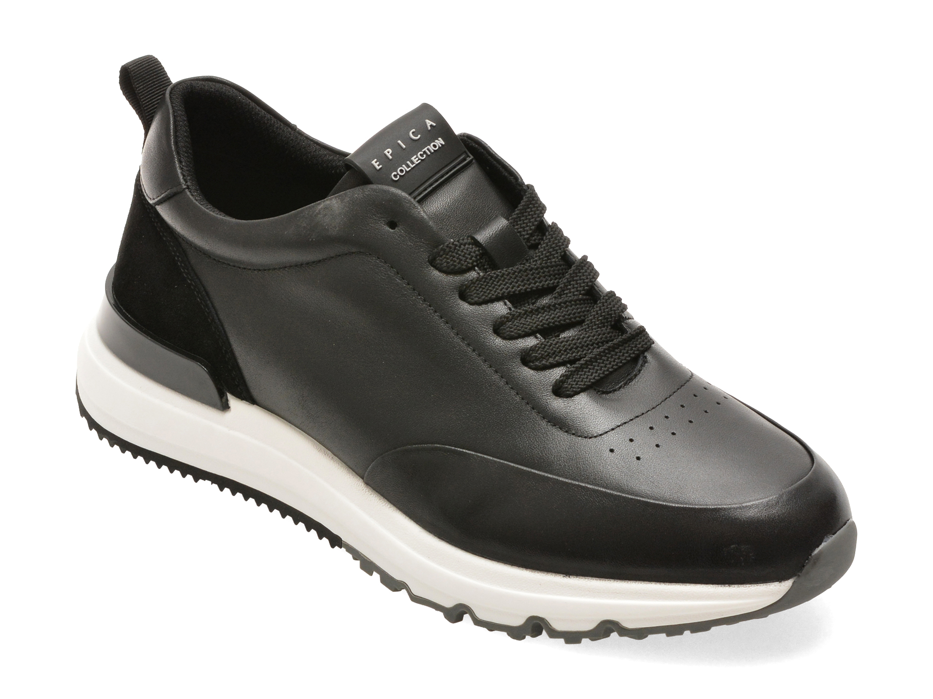 Pantofi Sport Epica Negri Piele Naturală